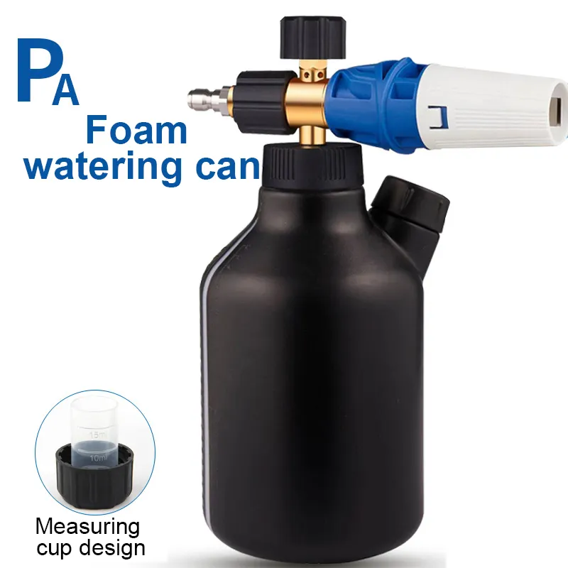 High pressure black color with measurement cleaning quick connector foam cannon car wash cleaning tools