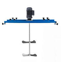 Agitateur électrique industriel pour conteneur IBC avec boîte de vitesses pour réservoir de 1000 L, résistant aux produits chimiques, pour le mélange de liquides