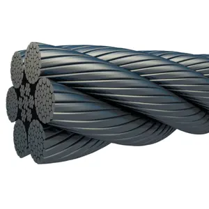 Câble de câbles en acier galvanisé à chaud, 10mm de 12mm, 8x19S + FC, pour élévateur - Product Image 1