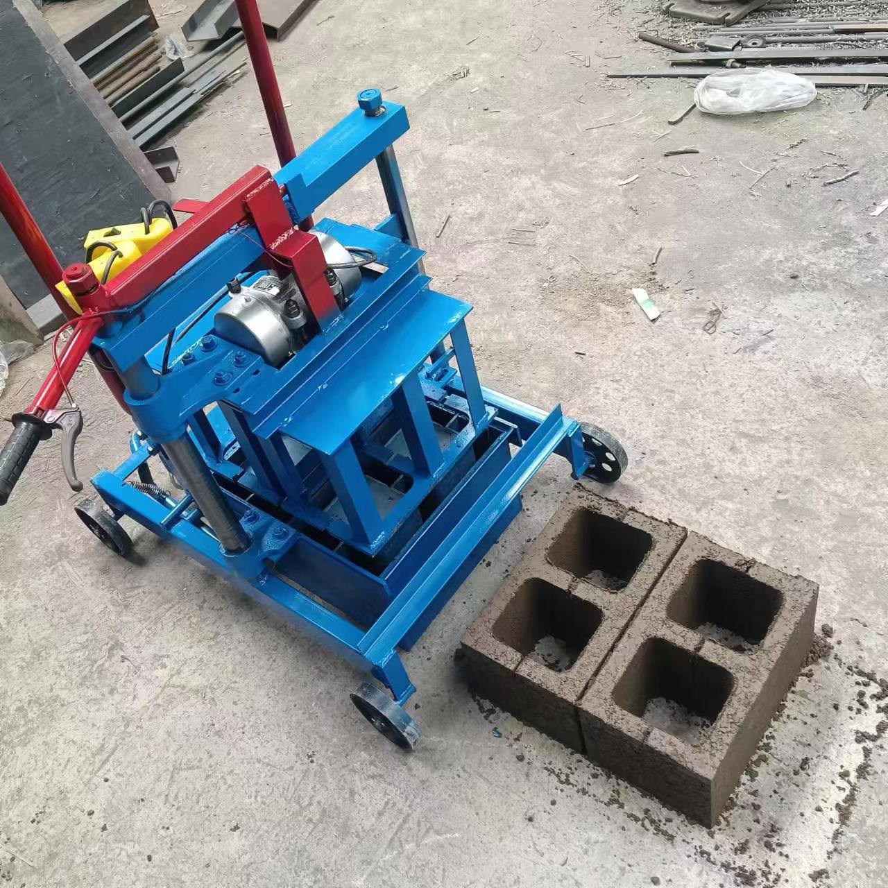 concrete block machine with vibration german