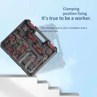 Ensemble d'outils multi-en-un rouge, ensemble d'outils de meuleuse d'angle électrique micro