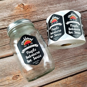 Hot bán nhiều phong cách không thấm nước có thể tháo rời biểu tượng tùy chỉnh cuộn dán tự dính bao bì cuộn nhãn cho chai nước - Product Image 1