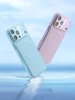 Coque en silicone magnétique pour iPhone 17, étui de protection tendance pour iPhone 17, 16, 15, 14 Pro Max