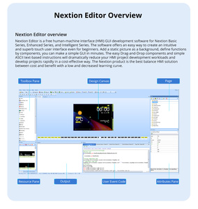 NEXTION NX4848E040-011C Écran tactile HMI série Edge 4 pouces, module de panneau capacitif LCD-TFT, résolution 480*480, écran clair L100 - Product Image 4