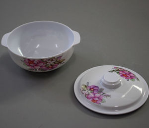 <span class=keywords><strong>ชาม</strong></span>เมลามีนเกรดอาหารที่มีด้ามจับและฝาปิด - Product Image 2