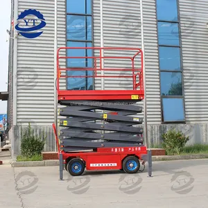 Portable hydraulic scissor lift man lift outdoor and indoor aerial work lifting platform