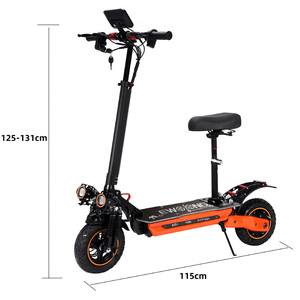 สกู๊ตเตอร์ไฟฟ้าออฟโรดสำหรับผู้ใหญ่ 48V 1000W แบตเตอรี่ลิเธียม พับได้ โครงอะลูมิเนียมอัลลอย ขับเคลื่อนสองล้อ รับน้ำหนักได้ 150 กก. ระยะทาง <span class=keywords><strong>35</strong></span> กม. ความเร็ว 18 กม./ชม. - Product Image 4