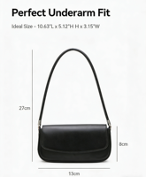 MOQ 5 pièces, Sac à bandoulière en cuir PU personnalisé pour femmes, sac minimaliste à rabat, sac sous le bras avec logo personnalisé, sac à main tendance rétro