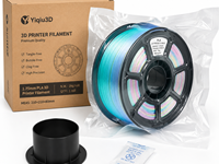 Filamento de Impresora 3D Yiqiu3D Silk PLA de 1.75mm, Juego de Colores Pastel Macaron para Regalos y Decoración, Compatible con Bambu Lab y Creality