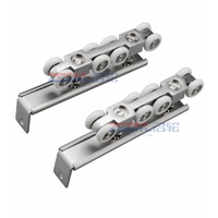 Rolamentos de Esferas de Aço para Portas Deslizantes de Alta Resistência e Polia com Recurso à Prova de Fogo, Design de Cozinha Chinesa
