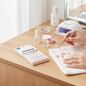 Too Cool School Professional Press Nails Tips 24pcs Real Wear Ribbon Core Easy Appliquer Corée du Sud K Beauty Nail Art - Product Image 2