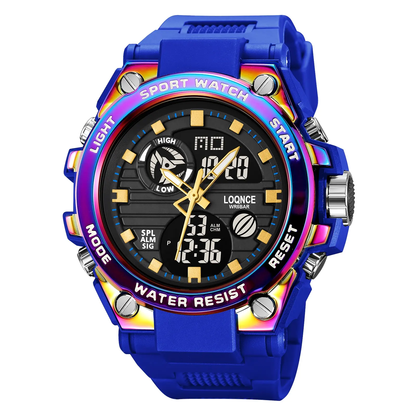 Modell led uhr handuhr digital sport schwimmen uhr 50 m wasserdicht digitaluhren herren handgelenk