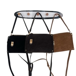 Women's <b>Small</b> Square <b>Box</b> Bag Ebony Color Zipper Closure Classic Style Crossbody Shoulder Bag For Everyday Outfits Spring 2026 - Product Image 5