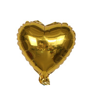 Vente flash - Mini ballons en forme de cœur de 5 pouces en feuille d'aluminium pour la décoration de fête d'anniversaire