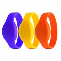 Pulsera de Silicona Personalizada con NFC y RFID, Impermeable, 13.56MHz, para Pagos sin Efectivo, Control de Acceso a Eventos, Festivales, Conciertos y Parques Temáticos