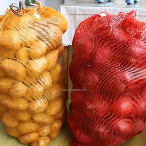 Cam đỏ PP lưới túi cho khoai tây hành tây rau quả raschel <span class=keywords><strong>Net</strong></span> lưới túi sản xuất bán buôn - Product Image 2
