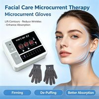 Gant de micro-courant profond, appareil de beauté bioélectrique pour lifting facial, soin du cuir chevelu, soulagement des douleurs corporelles, relaxation des fascias, équipement de salon