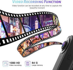 Cámara Deportiva HD 1080P Portátil, Pequeña, con Clip de Bolsillo, Grabación de <span class=keywords><strong>Video</strong></span> POV, Cámara Corporal, Cámara Personal Portátil con Visión Nocturna, Videocámara DV - Product Image 5