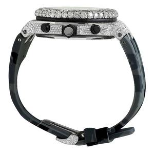 Reloj Mecánico Automático de Acero Inoxidable, Atractivo, Analógico, Completamente Adornado con Piedras de Moissanita, que Representa la Calidad Premium y el Lujo - Product Image 4