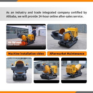Livraison Gratuite - <span class=keywords><strong>Prix</strong></span> Compétitif pour Camion Malaxeur à Béton Efficace pour Acheteurs Mondiaux - Mini Camion Malaxeur à Béton Autocargant sur Chenilles - Product Image 4