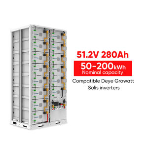 Batteria BESS ad Alta Tensione 51.2V 314Ah 200kWh 100kWh 50kWh 150kWh 20kW Power Rack LifePO4 per Accumulo Energetico Domestico, Batteria agli Ioni di Litio - Product Image 1