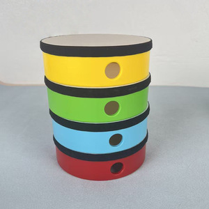 Wholesale Orff Percussion Instrument Portable 10 Inch Colorful Wood Hand <b>Drum</b> Musical Instrument Hand <b>Drum</b> for Kids Performance - Product Image 4