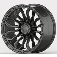 Jantes de voiture de tourisme en alliage d'aluminium à rayons multiples haute performance de 20*10 pouces pour Ford F150 F250 pour Patrol Y60 Y61