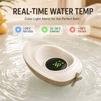 Thermomètre de bain pour bébé en forme de crocodile, thermomètre numérique de température de l'eau, thermomètre de bain pour nourrissons, baignoire pour nouveau-nés avec indicateur de température