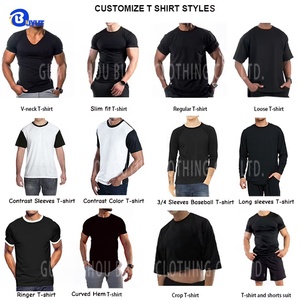 Áo thun in hình nổi 3D, chất liệu cotton chải kỹ 180g 220g 230g, OEM, 95% cotton 5% spandex, in logo tùy chỉnh, size lớn - Product Image 3