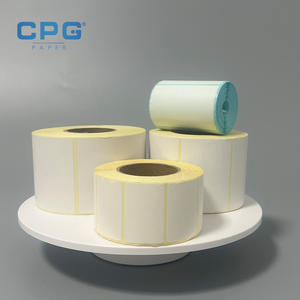 High Quality Waterproof Oil Proof Eco-Friendly Direct Thermal Shipping Labels Strong Adhesive 4x6 Inch Label <b>Rolls</b> for Courier - Product Image 1