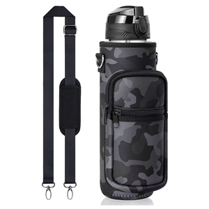 Neoprene chai nước tàu sân bay túi với có thể điều chỉnh dây đeo vai chai tay áo túi lạnh cho chai thủy tinh/Nhựa - Product Image 4