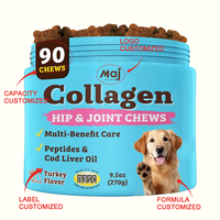 Complément alimentaire pour animaux de compagnie Multi Benefit Care Collagen, comprimés à mâcher souples, peptides, huile de foie de morue, cartilage, supplément pour les hanches et les articulations pour chiens