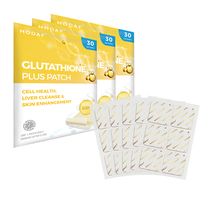Patch transdermique au glutathion Hodaf, application ARM, certifié ISO//CE, taille et logo personnalisables, soin doux de la peau, bien-être quotidien