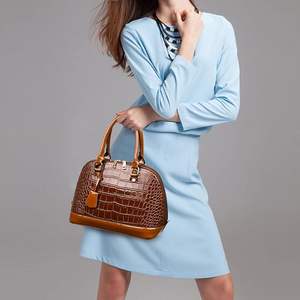 Sacs à main en cuir PU à motif crocodile pour femmes, sacs à bandoulière de créateur pour femmes, pochette portefeuille sac à main - Product Image 6