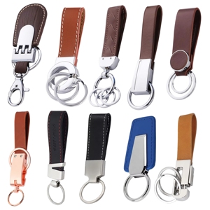 Personalized Key Holder <b>Chain</b> Keyring Wholesale Custom Pu Leather Keychain Key <b>Chain</b> Logo Business Gift - Product Image 6