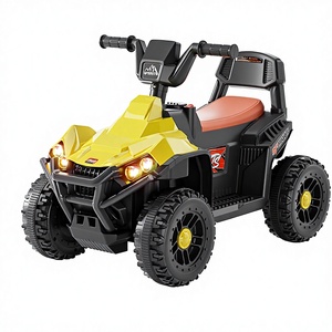 Mobil Buggy Pantai Listrik Plastik Bertenaga Baterai untuk Anak-Anak dengan Lampu LED, Musik, Roda Busa, Mainan Tunggang untuk Balita Usia 2-7 Tahun - Product Image 1