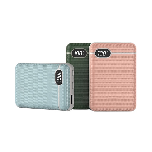HSUEL 10000mAh Big Capacity ultra Thin Compact Power Bank with Digital Display PD3.0 Fast Charging Type-c Power Bank