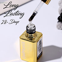HANYINAILS Gel Liquide Constructeur Longue Durée 15ml, Gel Polish Transparent Marque Privée, Idéal pour les Ongles