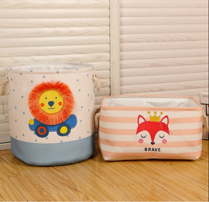 Neuankömmling Baby Aufbewahrung Kinder Leinen EVA Lion Toy Basket <span class=keywords><strong>Kawi</strong></span> - Product Image 2