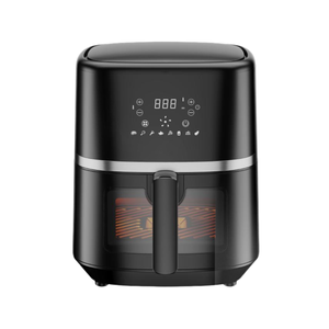 <span class=keywords><strong>Friteuse</strong></span> à air électrique numérique 5,5 L <span class=keywords><strong>sans</strong></span> <span class=keywords><strong>huile</strong></span> avec fenêtre de visualisation, réservoir antiadhésif, protection contre la surchauffe, écran LED, appareil électroménager - Product Image 1