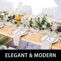 Ensemble de couverts de luxe Geling en argent plaqué pour fêtes, avec étui – Cuillères, fourchettes, couteaux