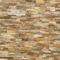 Telhas do teto do piso do mosaico da pedra da cultura natural cinza preto multicolor da lâmina do mosaico para uso externo do lar do painel da parede