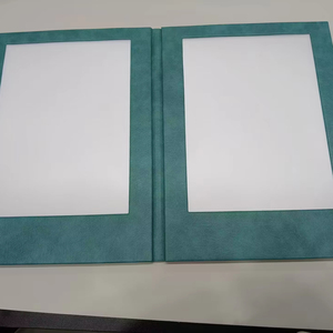 Expédition rapide, menus lumineux personnalisés, porte-menu en cuir avec éclairage LED, panneau de menu LED à deux panneaux pour restaurant - Product Image 1