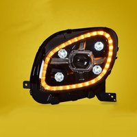 Phares LED modifiés pour Mercedes-Benz Smart, phares LED DRL, clignotants, feux de route, 12V