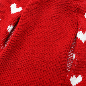 <span class=keywords><strong>Pull</strong></span> à col roulé pour chien avec imprimé cœur rouge et ourlet à volants, robe en tricot chaude pour chiens <span class=keywords><strong>de</strong></span> petite et moyenne taille, tenue mignonne pour la Saint-Valentin - Product Image 6
