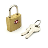 Clé de petite taille, cadenas de sécurité en laiton TSA avec clé principale, vente en gros