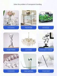 Keo Dán Sợi Silicon Nhiều Lớp Trong Suốt Bằng Nhựa Acrylic Keo <span class=keywords><strong>Uv</strong></span> Hữu Cơ Để Tự Làm Thủ Công - Product Image 4