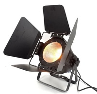 Focos LED COB de 200W con puertas batientes 4 en 1 WW/CW/RGBW/UV, control DMX512 6 en 1, CRI 90 para iluminación de escenarios de fiestas/bodas (397-400nm)
