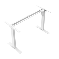 Table de bureau ergonomique moderne à moteur unique avec cadre de bureau électrique réglable en hauteur