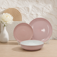 Service de table en céramique de grès porcelaine couleur ocre, style nordique moderne et écologique, pour Noël